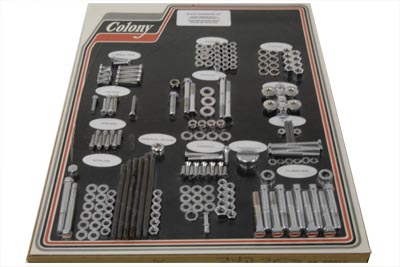 Chrome Stock Style Hardware Kit for FX & FL 1976-1978 Big Twins